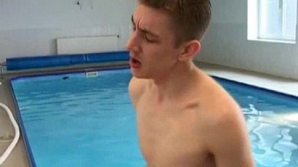 Poolside Bareback Fuck