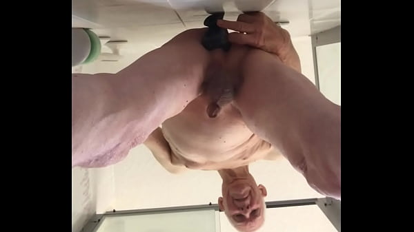 View from below taking  black cock