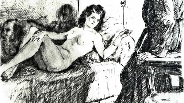retro erotic drawings  