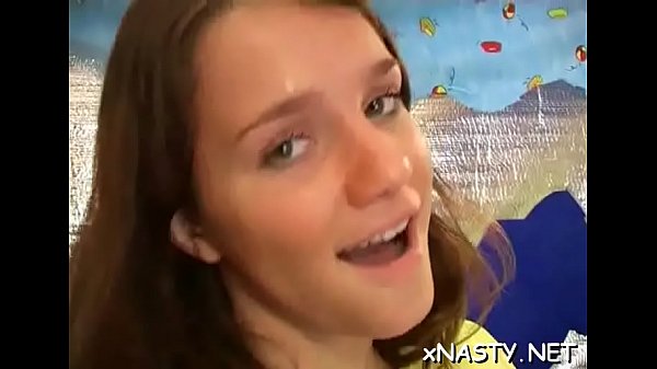 Barely legal chick sexy teasing 