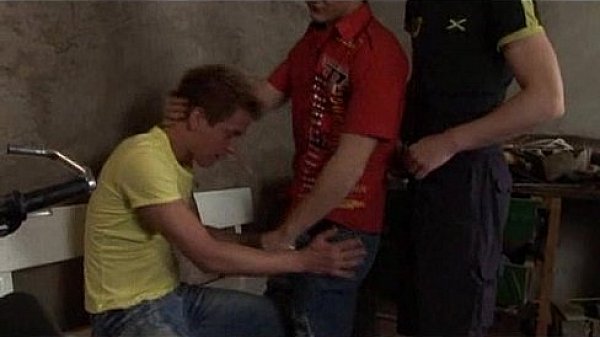 Nailing Our Cum Dump Bottom Fucker