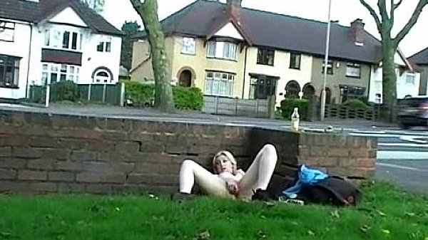 Amateur blondes outdoor masturbation and public nudity of sexy milf in homemade