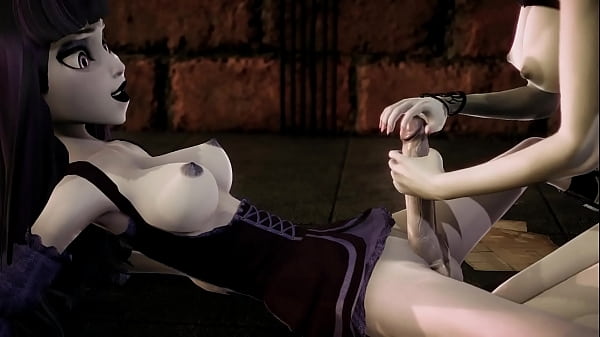 Monster High - Teen Vampire 3D Porn - Handjob, blowjob and sex with a cumshot 