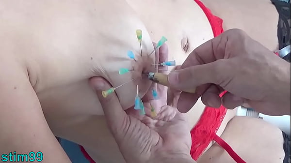 Mature German BDSM with Syringes, Breast Inflation Saline Infusion and Pussy Lips Uncensored  