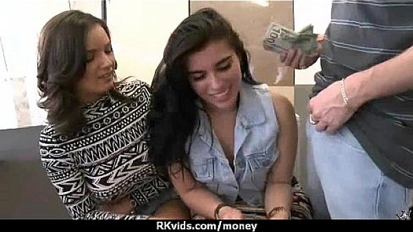 Sexy natural chick trades cash for some rough sex 28