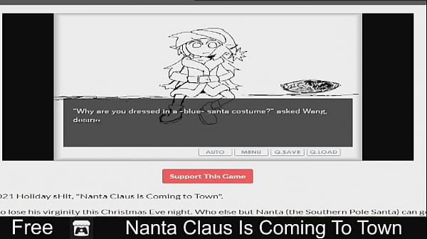 Nanta Claus Is Coming To Town (free game itchio )  Adult, Christmas, Erotic, NSFW  