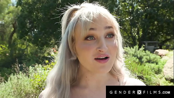 Busty Trans Haven Rose Fucked Outside By Hairy Hunk