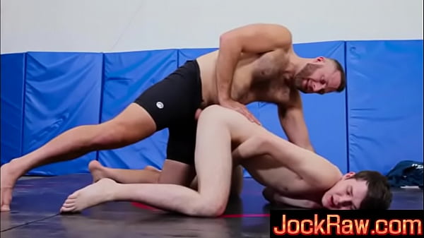 Bear Coach and Boy in the Gym 