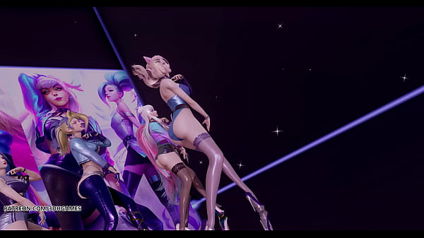 [MMD] Everglow - Dun Dun Hot Kpop Striptease Uncensored Cartoon 4K 60FPS