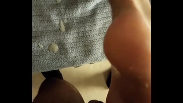 CUMSHOT WEEK- Day 4...not quite a cumshot but the after math of one on the feet of Dirtysocks.  
