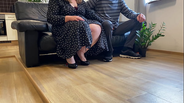 I visited my mother in law and her amazingly big natural tits