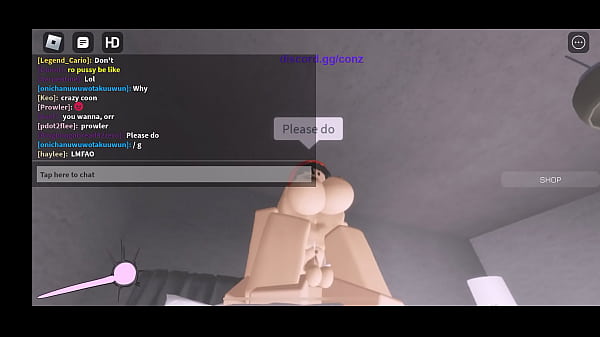 Woman on roblox gives a good fuck