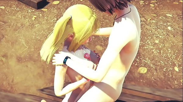 Fary Tail & One Pice Hentai - Lucy & Nami threesome with a boy  