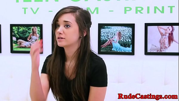 Beautiful teen roughfucked at b. casting