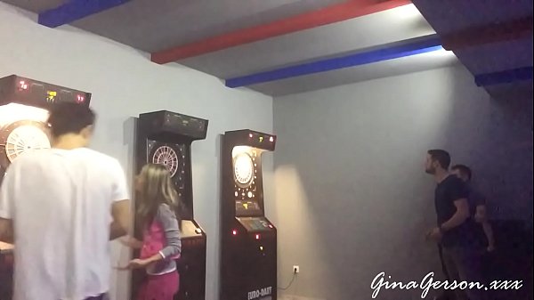 Gina Gerson and her friend  