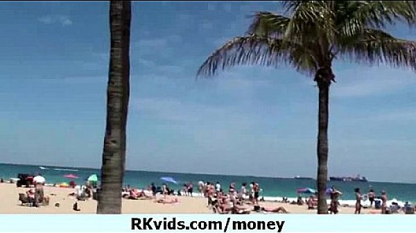 Nasty girl gets payed and tape for sex 19