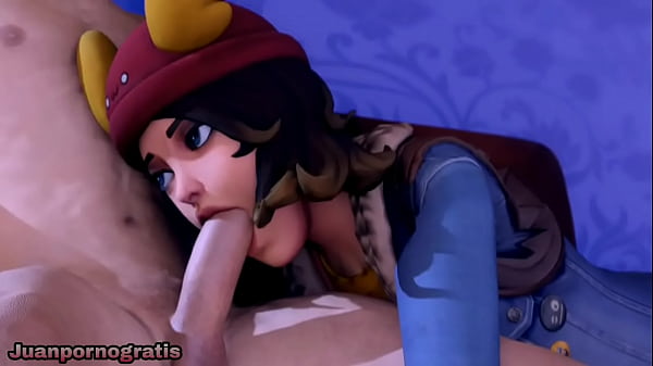 Skye sucking cock Fortnite