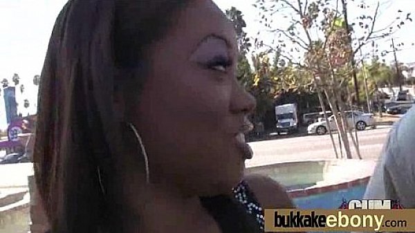 Ebony gangbanged interracial 20