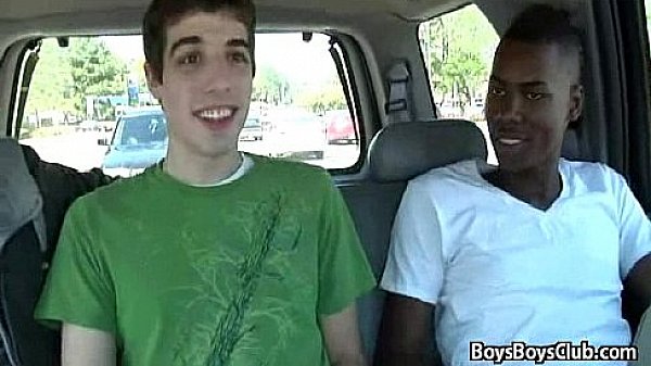 BlacksOnBoys - Black Muscular Gay Dude Gucks White Twink 09