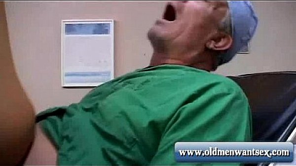 Old man Doctor fucks patient