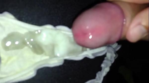 Cum on her dirty panties