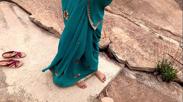 big Boobs Widow aunt got fucked by a stranger with a big dick in forest in public