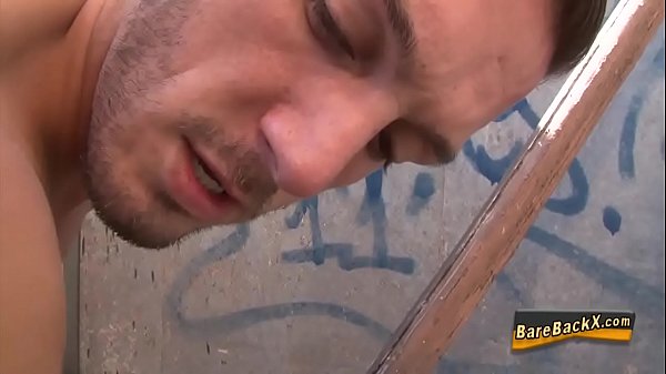 Gay dudes ass creampied