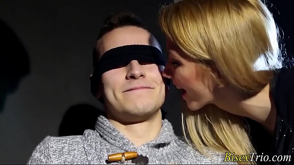 Whore gets bisexual cum