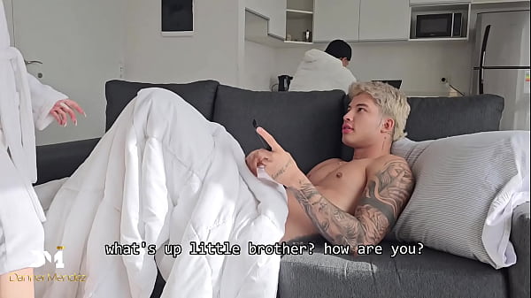 Stepsiblings secretly fuck their stepdad while watching TV - Danner Mendez