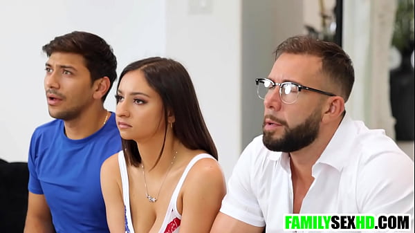 Independence day step family threesome