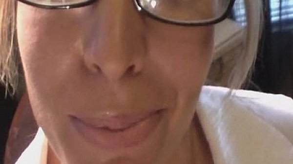 Blonde In Glasses Messy Facial