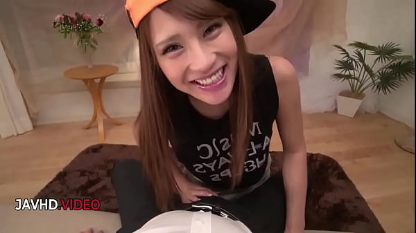 Anna Anjo's seductive POV BJ with a teasing footplay twist