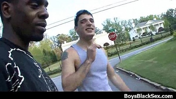 Blacks on boys - Nasty gay interracial hardcore action 19