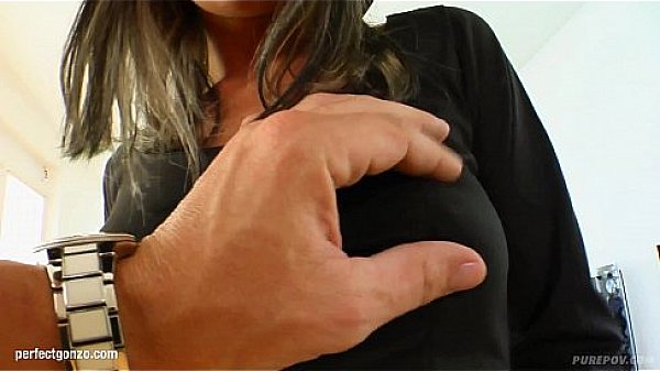 POV style gonzo sex scene with hot Tina