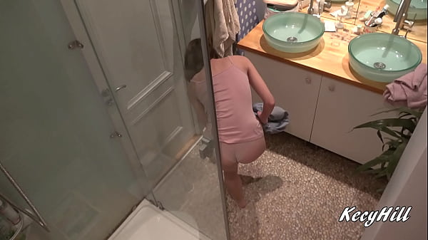 Busty Kecy in the shower