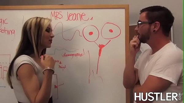 Bombshell teacher hammered before facial