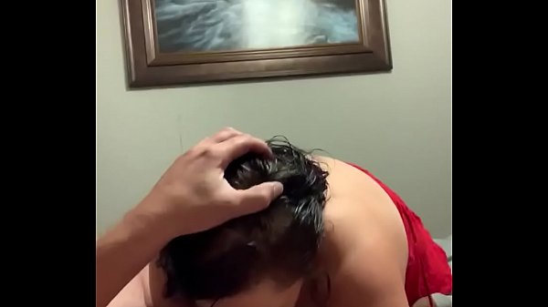 Blowing before I put it in her pussy and ass