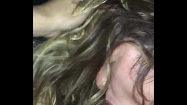 Wife blowing a stranger for fun  