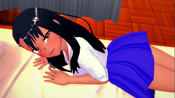 Hayase Nagatoro (dont toy with me) quiere divertirse en la enfermer&iacute;a, lleva su viejo uniforme y esta lista para follar (sin censura) (hentai) 