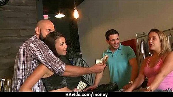 Slutty amateur babe is paid cash from some crazy public sex 29