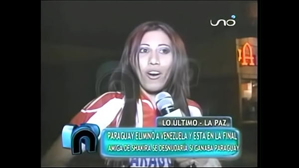 L&Iacute;A AMIGA DE SHAKIRA CUMPLI&Oacute; SU PROMESA  TRAS EL TRIUNFO DE PARAGUAY ANTE VENEZUELA