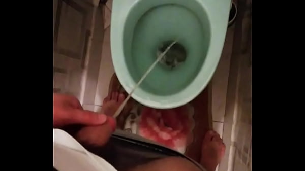 Guy pisses drop down 