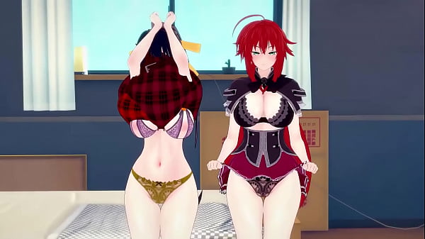 Rias Gremory and Akeno asking me something | HS DXD NTR Madness 2 | Watch Full 1hr Movie on Sheer & PTRN: Fantasyking3 