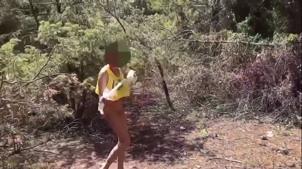 Nude Wife Flashing In Wild And Beachside  