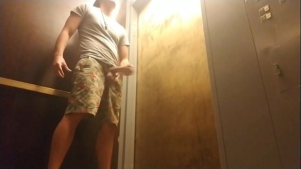 Elevator Masturbation