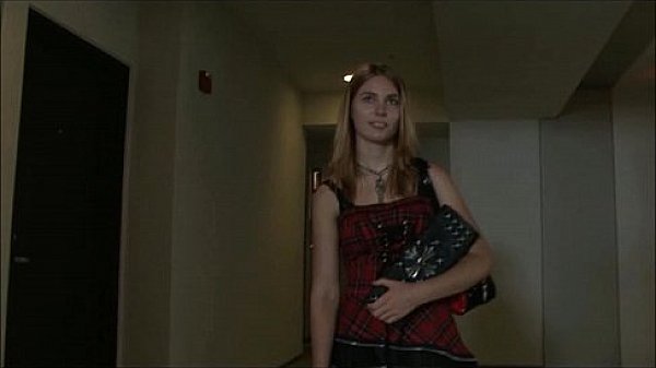 Adorable Jenny has a GOTH thing going on