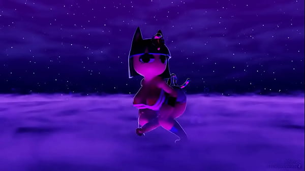 ankha mueve bien locamente el pene  