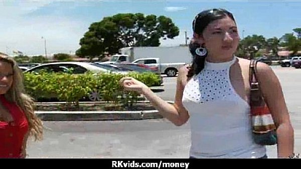 Desperate teen naked in public and fucks to pay rent 12  