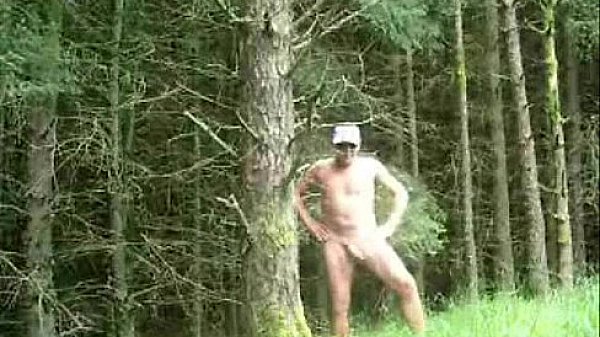 naked in the woods
