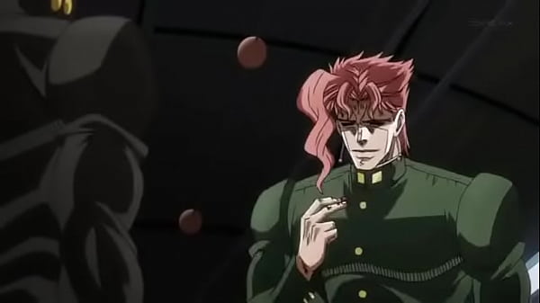 JoJo's Bizarre Adventure: Stardust Crusaders - Kakyoin licks a cherry  